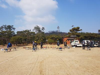 신안산대, 드론으로 코로나 방역 나서 